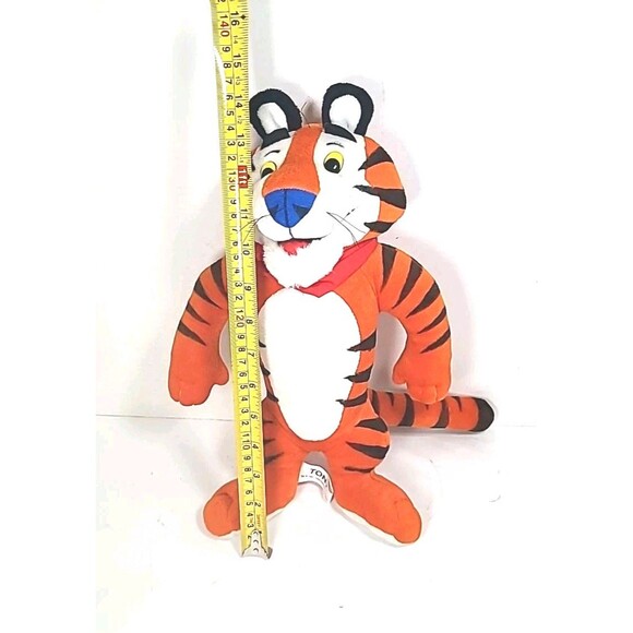 Vintage Tony the Tiger 14” Poseable Arms & Tail Plush Toy Frosted Flakes 1993 - Picture 7 of 7
